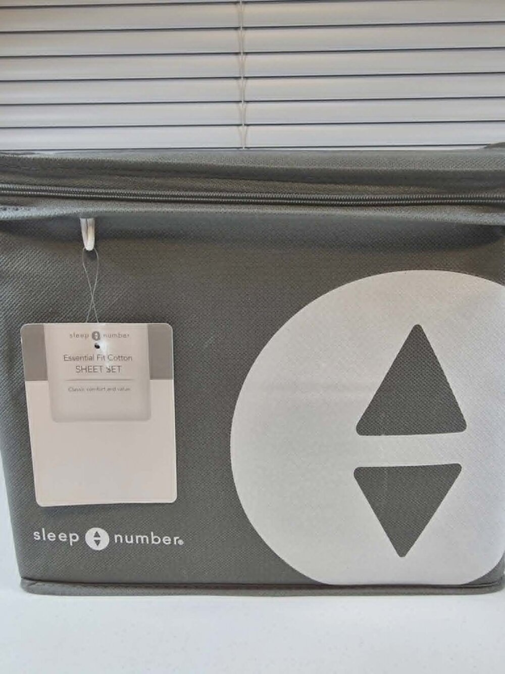 SLEEP NUMBER QUEEN SHEET SET ESSENTIAL FIT WHITE COTTON 424298 NEW